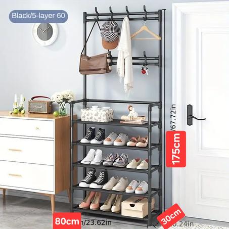 ÉTAGÈRE À CHAUSSURES EN MÉTAL