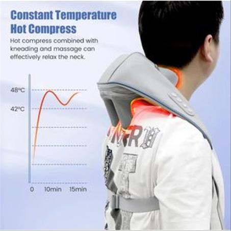 Appareil de Massage sans fil - Masseur pour le cou et les épaules