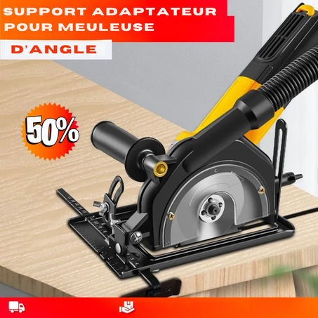 ADAPTATEUR POUR MEULEUSE ANGULAIRE – TRANSFORMEZ VOTRE OUTIL EN COUPEUR DE PRÉCISION