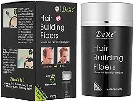 Fibres de Kératine Dexe – Cheveux Plus Denses, Instantanément !