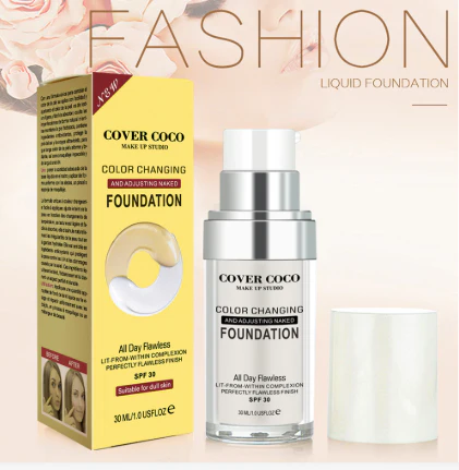 Fond de Teint Crème Covercoco : Couvrance Naturelle et Protection Solaire pour Peaux Foncées