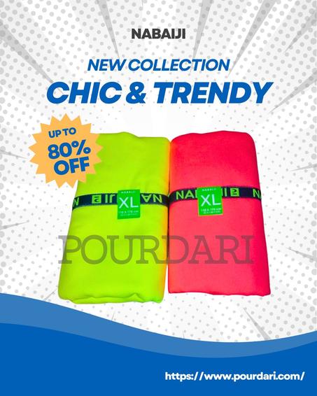 Serviette de bain microfibre bleu taille XL 110 x 175 cm NABAIJI by Decathlon