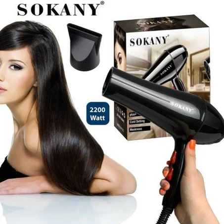SÈCHE CHEVEUX SÉCHOIR SUPER TURBO  SOKANY + DEUX TÊTE