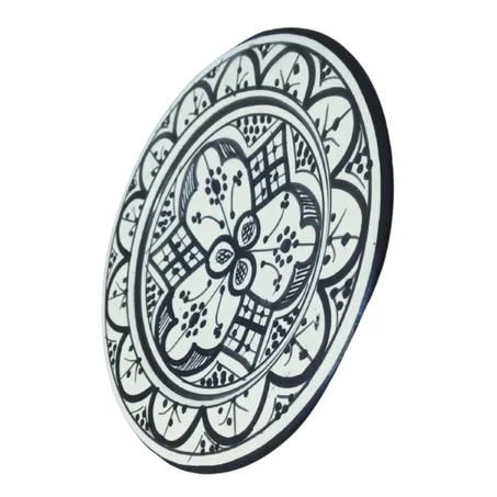 تبسيل فخاري ديكور و إستعمالات مطبخية 21cm  (طبوعة )