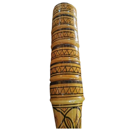 طقم 6 كؤوس خزفية يدوية متوسطة الحجم (9/6 سم)