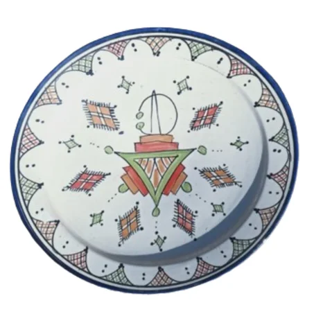 تبسيل فخاري ديكور و إستعمالات مطبخية  (Tazarzeyt) 21cm