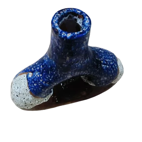 مزهرية فنية فخارية يدوية الصنع بحجم 30 سم / 18 سم ووزن 2 كيلوغرام