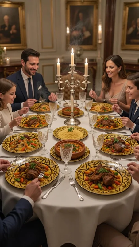 طبسيل لتقديم الطعام قطر 19 سم – صناعة مغربية يدوية | للبيع بالجملة