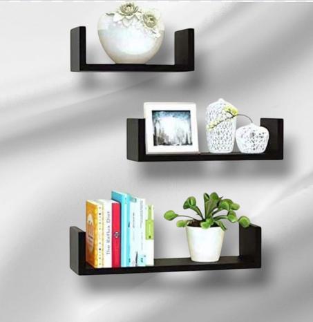 الرفوف الجدارية ذات تصميم أنيق وعصري