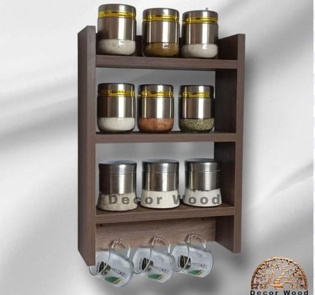 رف حائط للمطبخ متعدد الاستخدامات