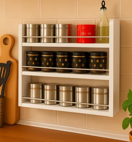 رف اصيل يضيف جمالية للمطبخ