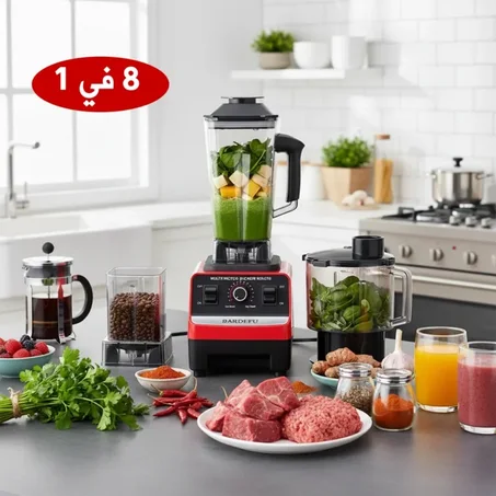 الخلاط الكهربائي الاحترافي 8 في 1