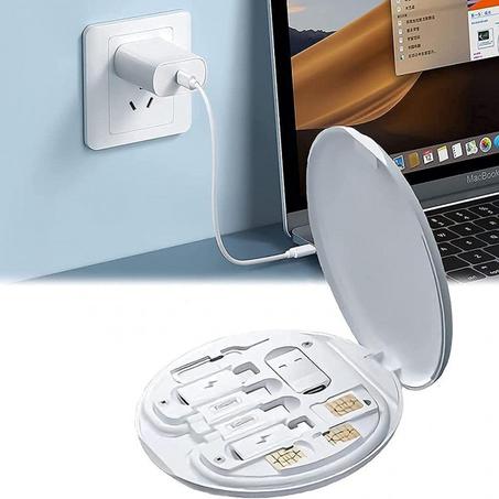 Box rangement digital avec chargement x3 rapide (PC, tablettes et téléphones)