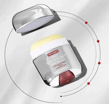 Bio Sun Stick: واقي شمس SPF50+، مرطب ومنعش، مناسب للوجه والجسم.