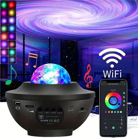 جهاز ستار بروجكتر جالاكسي للإضاءة الليلية مع موسيقى