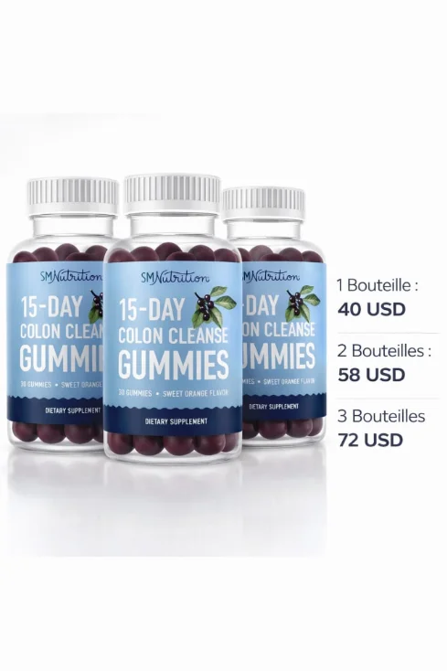 Colon Cleanse Gummies Sweet Orange