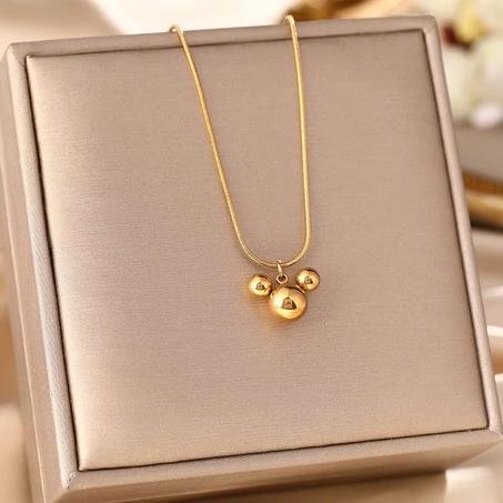 سلسلة بارير مطلية بالذهب -نسخة طبق الاصل عن الذهب.