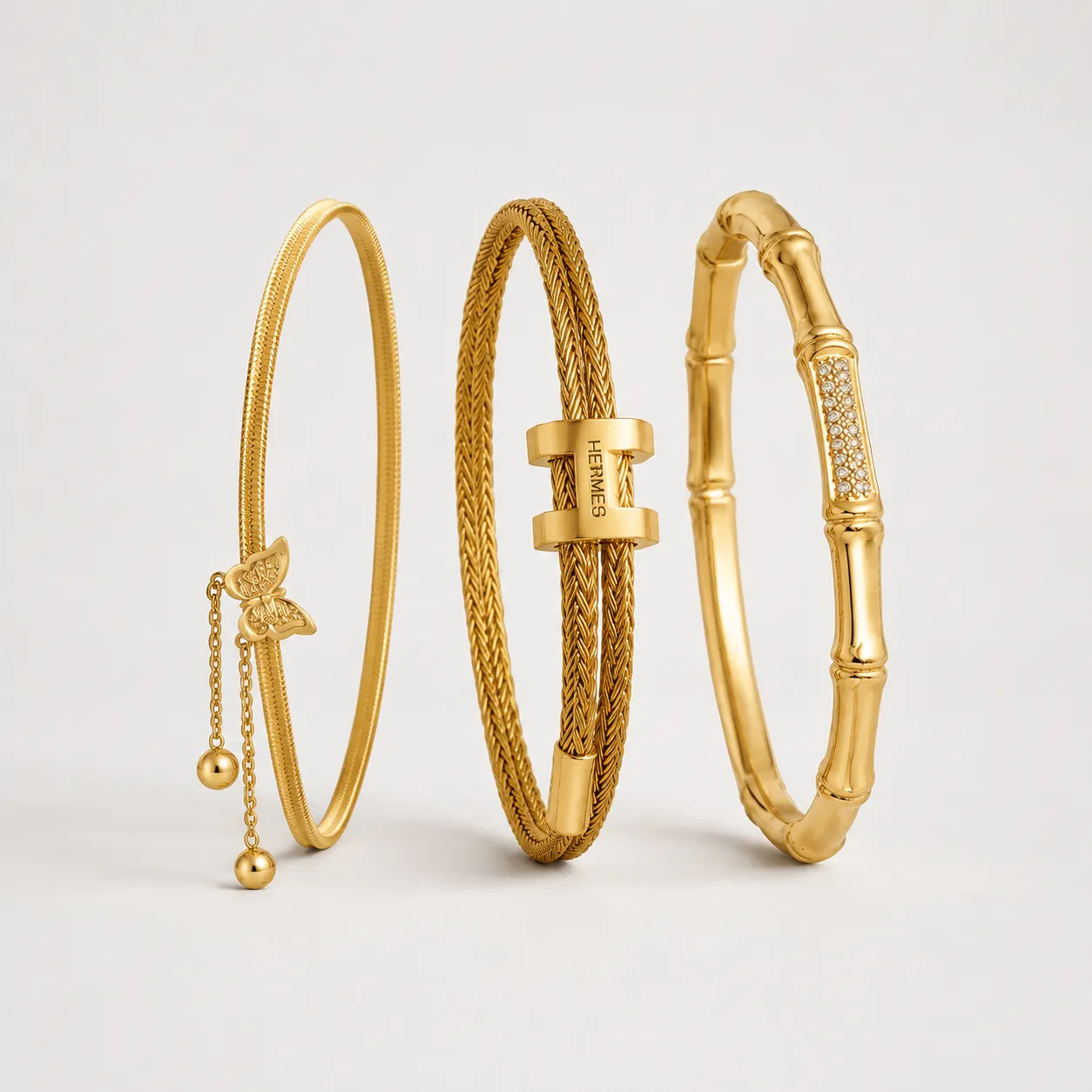 Set de Bracelets Élégance Dorée