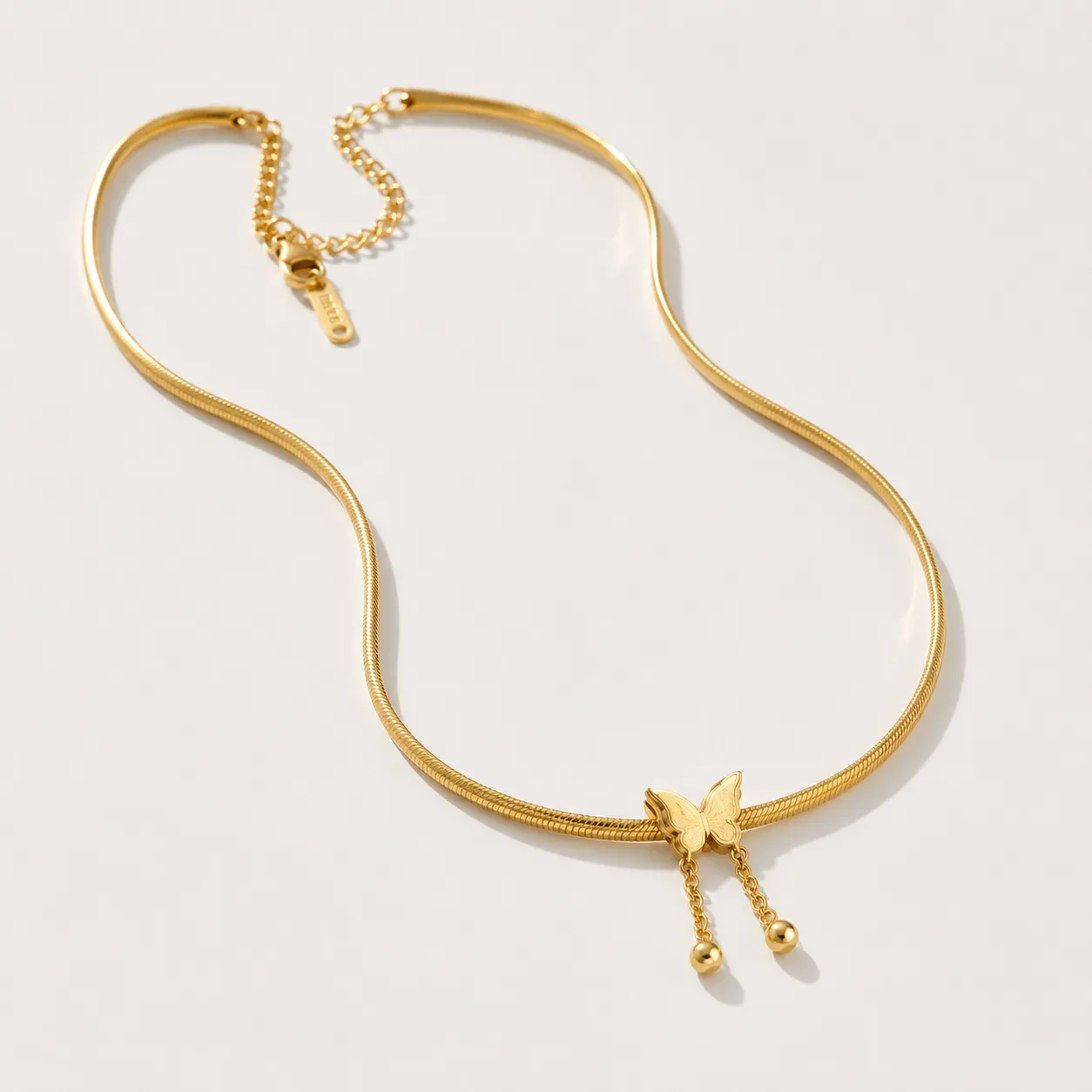 Collier Papillon Doré