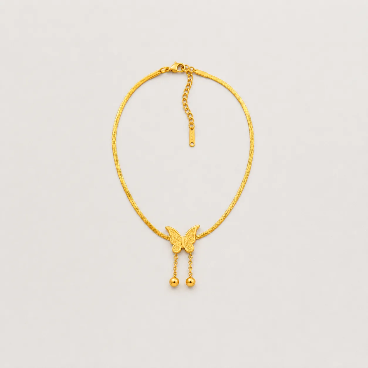 Collier Papillon Doré