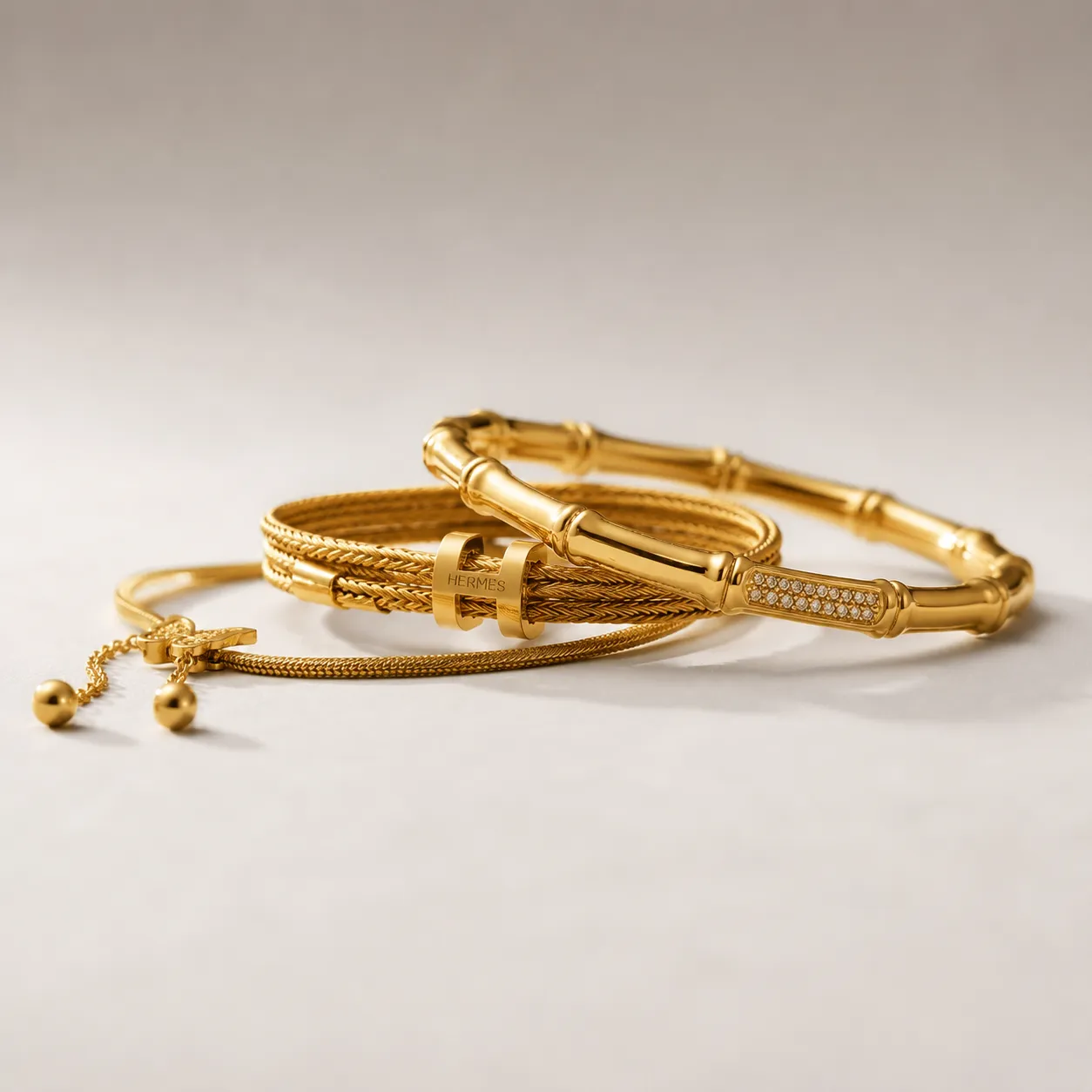 Set de Bracelets Élégance Dorée