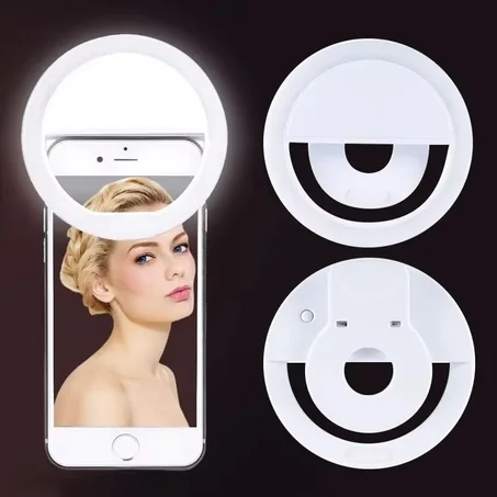 إضاءة سيلفي للهاتف | Ring Light USB | جودة تصوير عالية في أي مكان