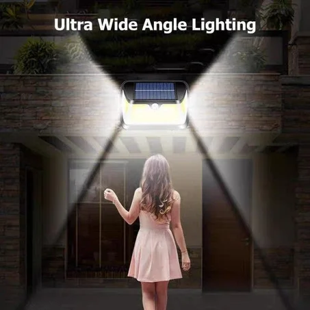 👍👍 كشاف سنسور 5 شريحه شحن بالطاقه الشمسيه