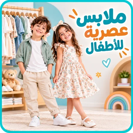 ملابس عصرية الأطفال