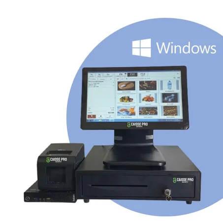 CAISSE ENREGISTREUSE TACTILE  AVEC  UNITE CENTRALE