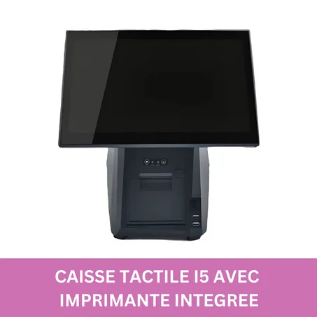 Caisse Tactile i5 15.6" + Imprimante Intégrée