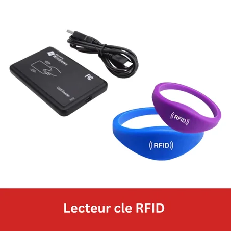 Lecteur RFID + 2 Bracelets