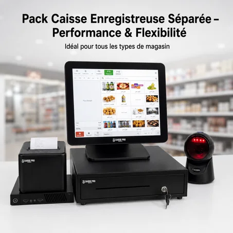 Pack Caisse Enregistreuse Séparée – Performance & Flexibilité