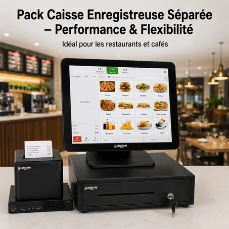 Pack Caisse Enregistreuse Séparée – Idéal pour les restaurants et cafés