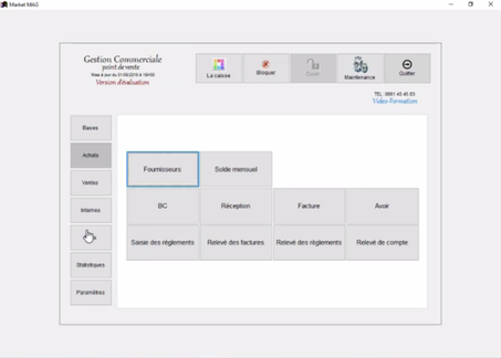 APLICATION POINT DE VENTE ET FACTURATION