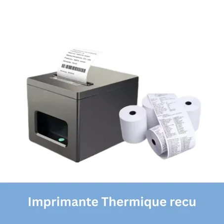 Imprimante Thermique Reçu + 4 Rouleaux 80mm (ES-8390)