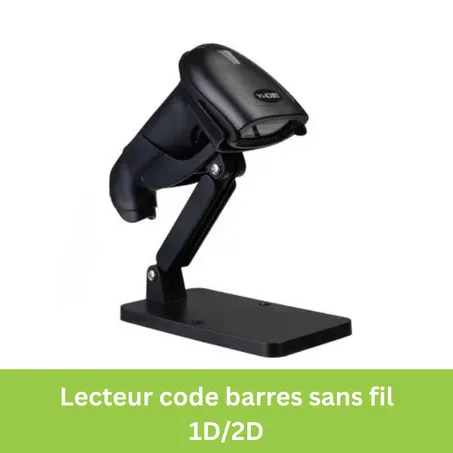 Lecteur code barres sans fil 1D/2D