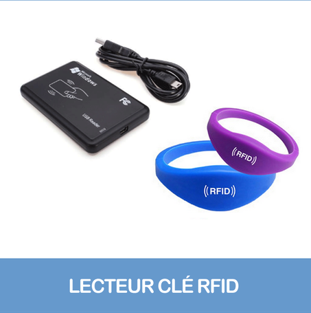 Lecteur RFID + 2 Bracelets