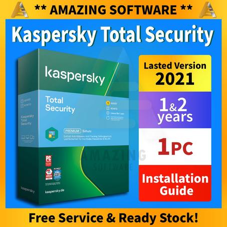 Kaspersky Total Security 2021 1year/1device (Premium Antivirus)