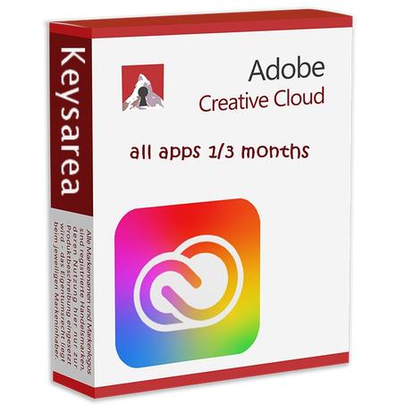 Adobe Creative Cloud – 1 /3 Month Subscription with 1TB
