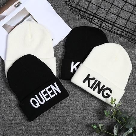 😍🔥King Queen Winter Hats Couple🔥