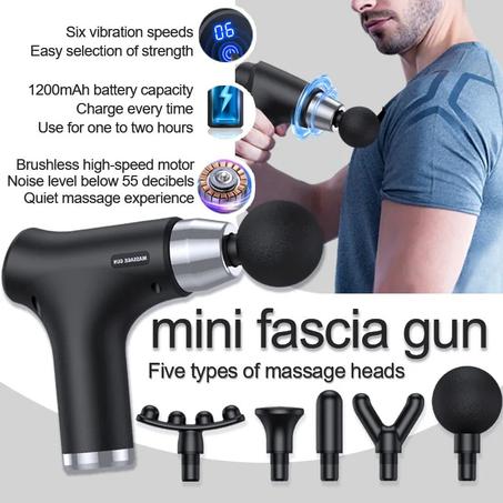 مسدس تدليك عضلي أصلي – 4 رؤوس للاسترخاء العميق