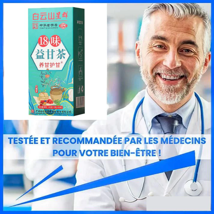 🌿 Thé Détox 18 Saveurs – Nettoyage Naturel du Foie & des Reins