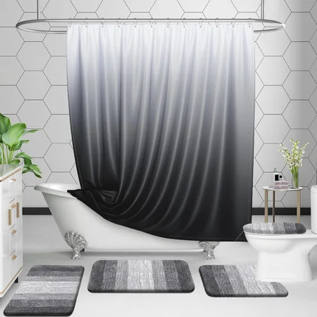 طقم سجاد حمام من 3 قطع مستورد من تركيا