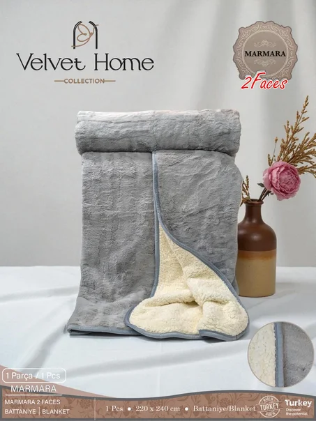 ​مانطات الحرير والفرور الملكية (Double Face) منVelvet