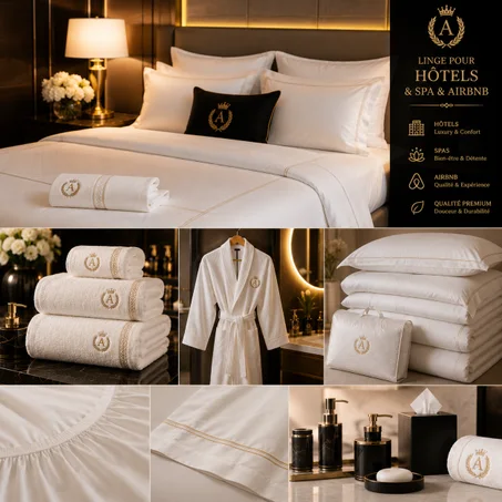 Linge pour Hôtels & Spa & Airbnb