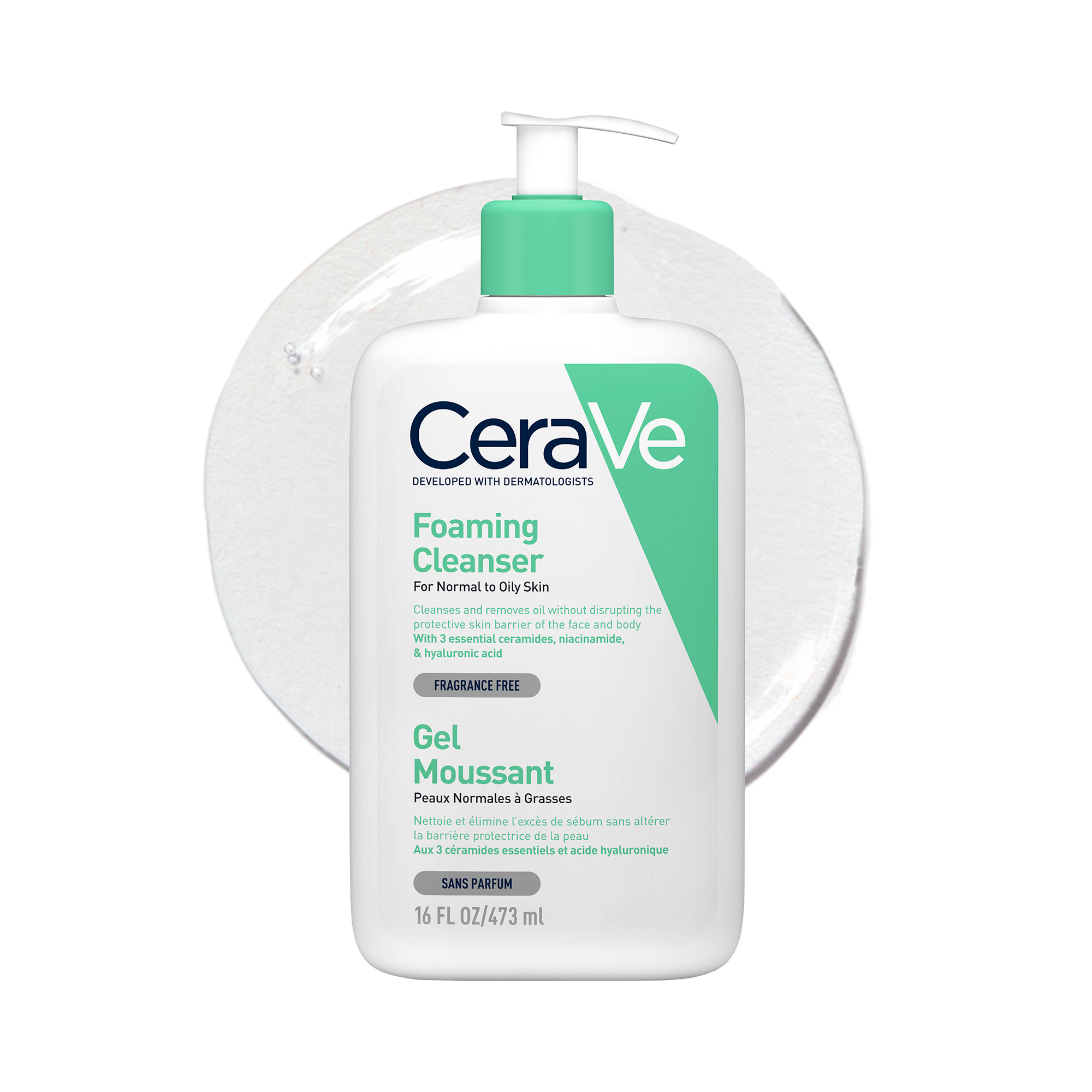 CERAVE GEL MOUSSANT 473 ML