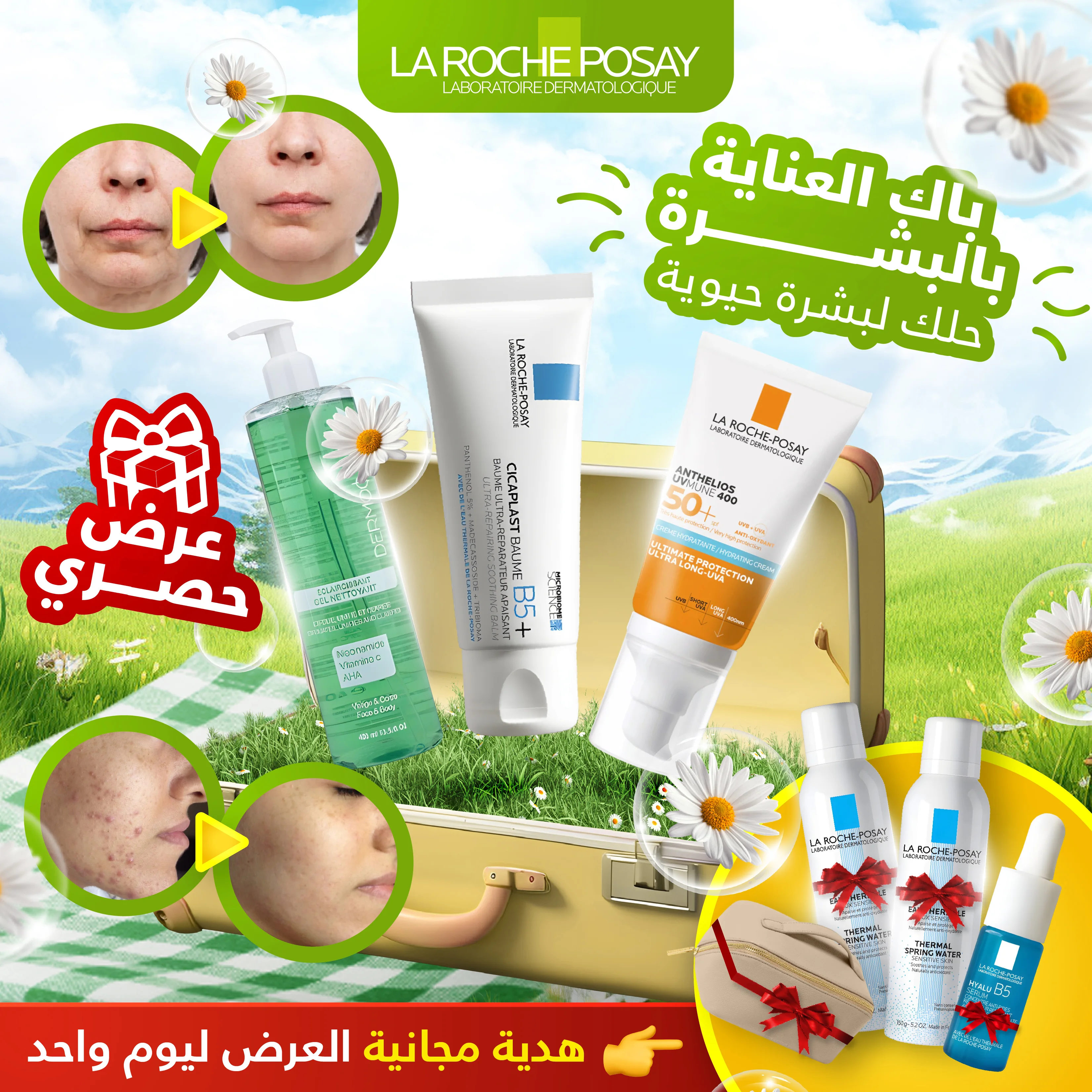 Pack soin de la peau de La Roche-Posay Agdal