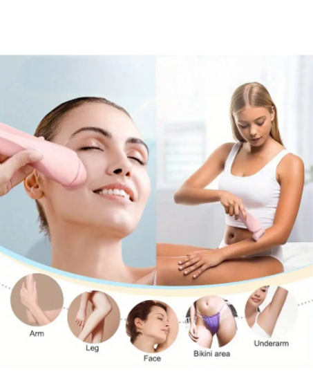 ماكينة الحلاقة النسائية 2 في 1 – لبشرة ناعمة بدون ألم