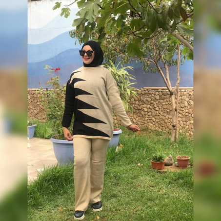 ENSEMBLE 2 PIECES EN LAINE (Ref 87)