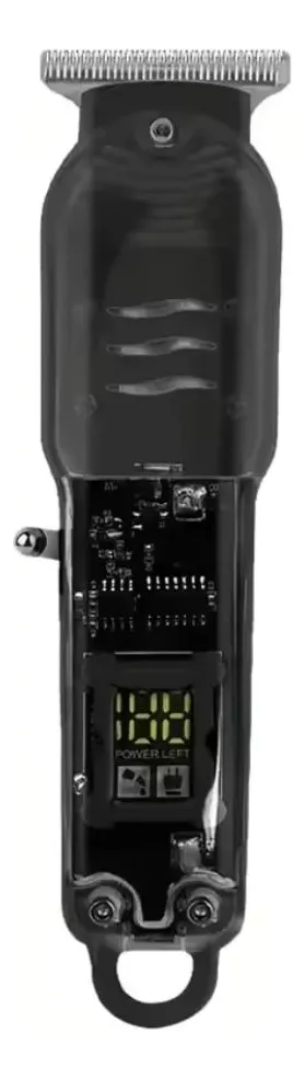 ماكينة حلاقة شعر وتحديد لحية احترافية بإضاءة LED سوداء (Machine de Coupe Cheveux et Barbe Professionnelle LED Noir)